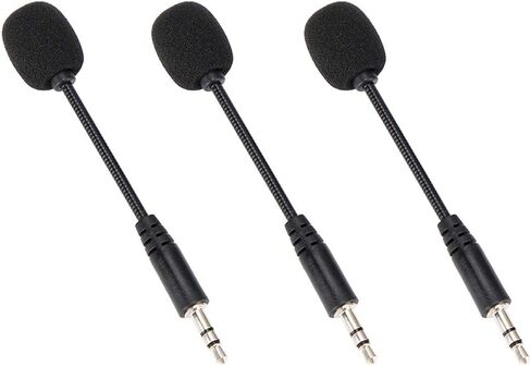 3pcs 3.5mm Jack مرنة ميكروفون مصغرة مرنة لأجهزة الكمبيوتر المحمولة لأجهزة الكمبيوتر المحمولة وأجهزة الكمبيوتر المحمولة لأجهزة الكمبيوتر المحمولة in Saudi Arabia