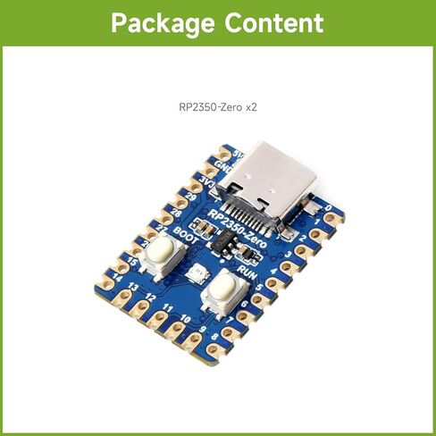 Waveshare 2PCS RP2350-Zero Mini Development Board, Raspberry Pi Microcontroller Development Board, Based On Raspberry Pi Dual-core & Dual-Architecture Microcontroller in Saudi Arabia