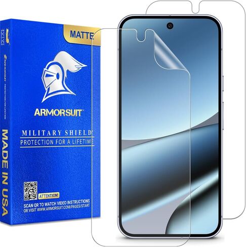 ArmorSuit 2 Pack Paper-Feel Texture Screen Protector for Google Pixel 10 Pro XL – Case Friendly, Fingerprint Unlock Supported, MilitaryShield Matte Film - Made in the USA in Saudi Arabia
