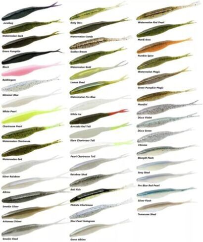 Zoom Super Fluke 5 '' Blueberry 10pk in Saudi Arabia