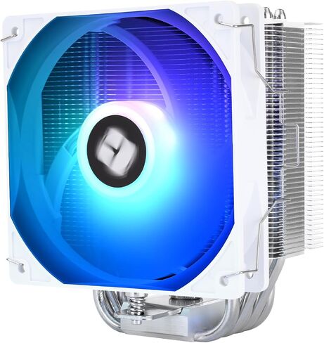 Thermalright Burst Assassin 120 SE ARGB White CPU Cooler, 148mm High, 120mm PWM Fan with 1550RPM Speed,6 Heat Pipes Heatsink Cooling, for Intel lga1700/1851/1150/1151/1200, AM4/AM5, PC Cooling,White in Saudi Arabia