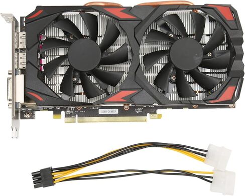 256bit 8GB GDDR5 Gaming Graphics Card,RX 580 Graphics Card, with Dual Cooling Fans,16 PCI Express 3.0 DP, HDML, DVI Plug and Play Computer Graphics Cards, RX 580 Graphics Card,256bit 8GB GDDR5 Ga in Saudi Arabia