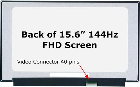 Screenarama استبدال الشاشة الجديدة لـ ASUS TUF DASH F15 FX517ZR-F15.I73070 40PIN 144HZ FHD 1920X1080 IPS LCD عرض LED مع أدوات وشريط in Kuwait