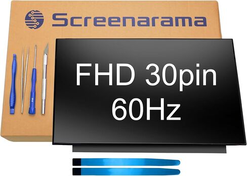SCREENARAMA New Screen Replacement for NV173FHM-N46, FHD 1920x1080, Matte, LCD LED Display with Tools in Saudi Arabia