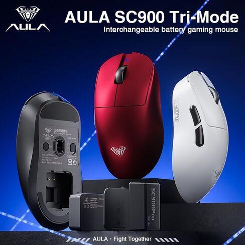 AULA Wireless Keyboard and Mouse Combo, F75 Mechanical Keyboard SC900 Max Wireless Mouse in Kuwait