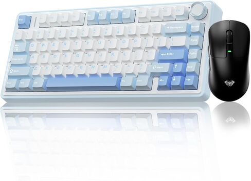 AULA Wireless Keyboard and Mouse Combo, F75 Mechanical Keyboard SC680 Wireless Mouse in Saudi Arabia