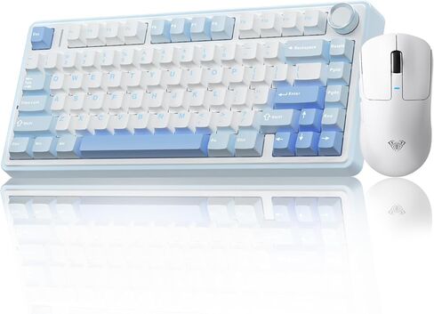 AULA Wireless Keyboard and Mouse Combo, F75 Mechanical Keyboard SC680 Wireless Mouse in Saudi Arabia