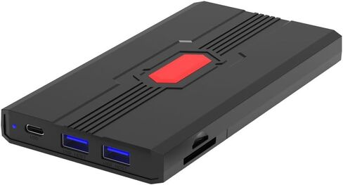 حالة محرك الأقراص الثابتة متعددة الوظيفية 2.5 بوصة USB3.0/TYPE-C/TF/SD CAST in Kuwait