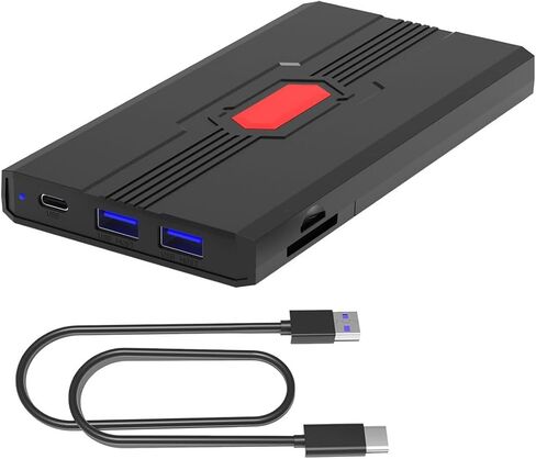 حالة محرك الأقراص الثابتة متعددة الوظيفية 2.5 بوصة USB3.0/TYPE-C/TF/SD CAST in Kuwait