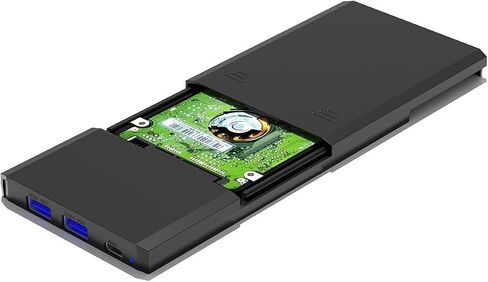 حالة محرك الأقراص الثابتة متعددة الوظيفية 2.5 بوصة USB3.0/TYPE-C/TF/SD CAST in Kuwait