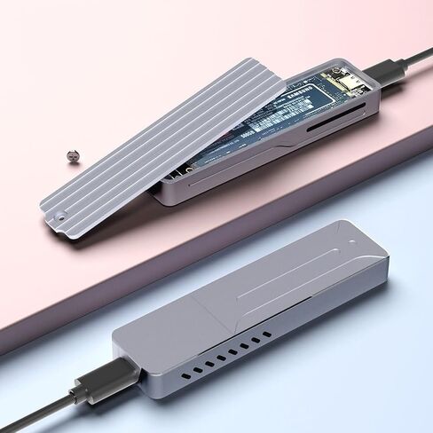 M. 2 Nvme Hard Drive Case Type-c Usb3.2 20g High-Speed M2 Solid-State SSD External Hard Drive Case in Kuwait