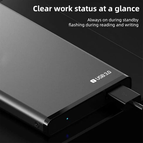 2.5 محرك الأقراص الصلبة HDD Mobile USB3.0 Long Mobile Hard Disk 500GB 1TB 2TB تخزين محرك أقراص خارجي محمول للكمبيوتر المحمول (الحجم: 2 تيرابايت) in Kuwait