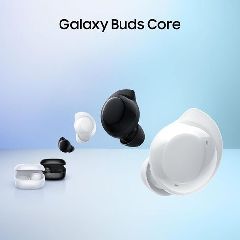 Samsung Galaxy Buds Core SM-R410 (2025) | مخزون أمريكا اللاتينية | بلوتوث 5.4 | إلغاء الضوضاء النشط | ما يصل إلى 35 ساعة تشغيل الموسيقى المستمرة - (أسود) in Kuwait