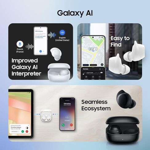 Samsung Galaxy Buds Core SM-R410 (2025) | مخزون أمريكا اللاتينية | بلوتوث 5.4 | إلغاء الضوضاء النشط | ما يصل إلى 35 ساعة تشغيل الموسيقى المستمرة - (أسود) in Kuwait