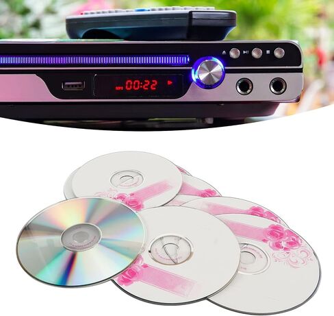 CD R Blank Discs, CD Recordable Media, Recordable Disc for Data and Music 52X Speed, 730MB Capacity, Recordable Music and Data Storage(50pcs) in Saudi Arabia