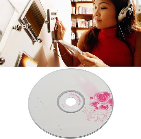 CD R Blank Discs, CD Recordable Media, Recordable Disc for Data and Music 52X Speed, 730MB Capacity, Recordable Music and Data Storage(50pcs) in Saudi Arabia