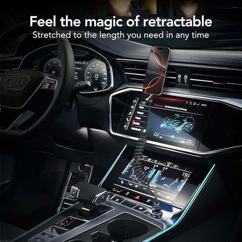 كابل الشحن العالمي لفريق Mfish 4-in-1 مع حالة حمل ، وسلك الشاحن السريع 240W MAX ، USB-A ، Dual USB-C & Lighting ، لسلسلة iPhone 16/15/14 ، iPad ، MacBook والمزيد (Black Cailed ، 6ft) in Kuwait