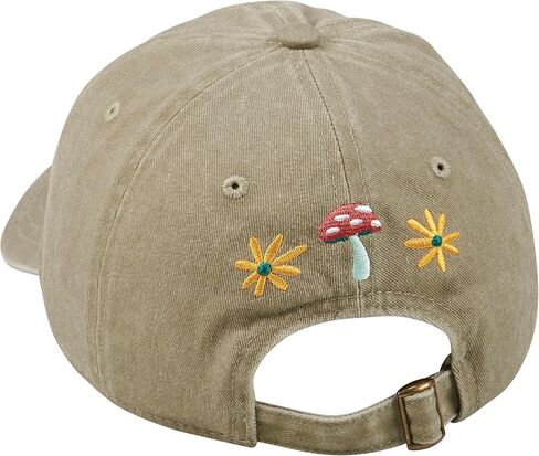 Primitives by Kathy Standard Baseball Cap-Mushrooms, Tan in Saudi Arabia