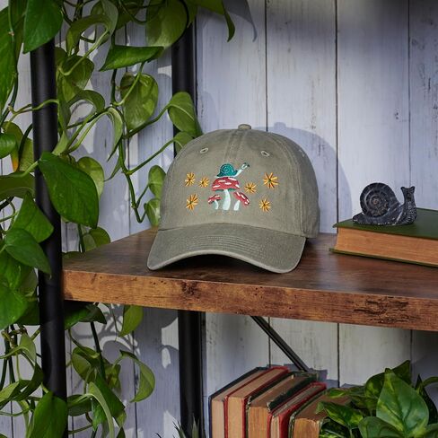 Primitives by Kathy Standard Baseball Cap-Mushrooms, Tan in Saudi Arabia