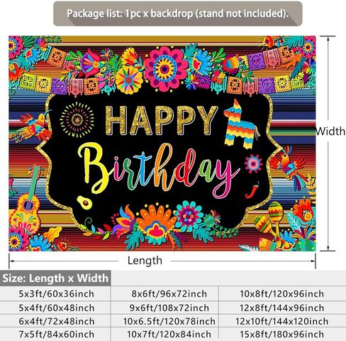 مهرجان مكسيكي ، خلفية عيد ميلاد ، الورق الملون ، خلفية عيد ميلاد الأزهار الخلفية للمكسيك سينو دي مايو ، حفل عيد ميلاد ديكور ، لافتات ، صور فوتوبوث ، 7x5ft in Kuwait