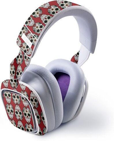 Mayyskins Skin متوافق مع Astro A30 Wireless Gaming Headset - Sugar Skull | غلاف الالتفاف الواقي ، الدائم ، والفريد من نوعه | من السهل تطبيق الأنماط وإزالتها وتغييرها | صنع في الولايات المتحدة in Kuwait