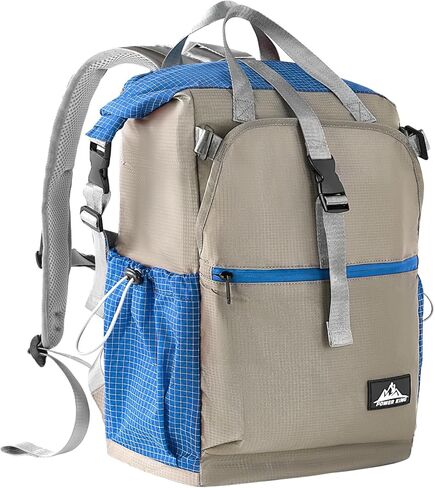 حقيبة ظهر للمشي لمسافات طويلة للرجال ، 35 لتر مقاوم للماء وخفيفة الوزن UHMWPE حقيبة الظهر النهارية غير الرسمية ، حقيبة الكتب الكلية كبيرة الكلية للكلية (أحمر) in Kuwait