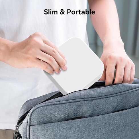 علبة سيليكون Yottamaster لـ Mac Mini M4 Pro/Mac Mini M4 2024 ، غطاء واقعي ، سيليكون ناعم ، تصميم قذيفة ضئيلة ، حماية 360 درجة مئوية ، أبيض in Saudi Arabia
