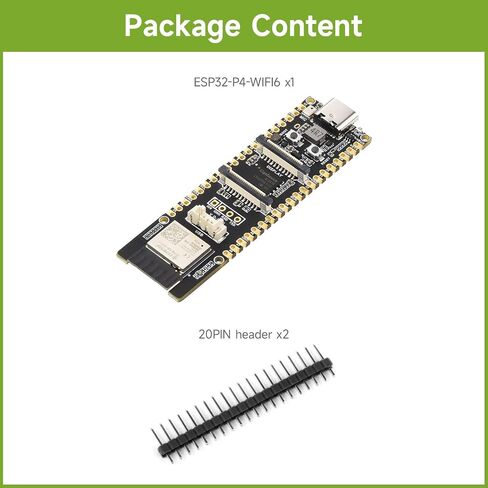 Waveshare ESP32-P4-WIFI6 لوحة تطوير عالية الأداء ، استنادًا إلى ESP32-P4 و ESP32-C6 ، تدعم Wi-Fi 6 و Bluetooth 5/ble ، اللوحة فقط in Saudi Arabia