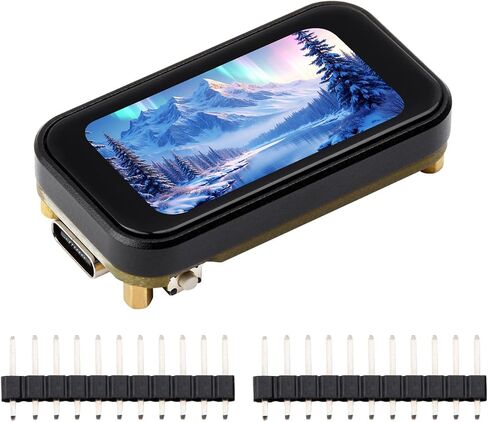 Waveshare ESP32-S3 1.47inch لوحة تطوير اللمس ، دقة 172 × 320 ، لون العرض 262k ، يدعم 2.4 جيجا هرتز Wi-Fi/Ble 5 ، 240mhz Lx7 معالج ثنائي النواة in Saudi Arabia