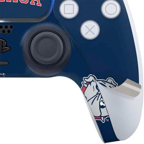 Skinit Decal Gaming Skin Compatible with PS5 Controller - Officially Licensed Gonzaga University Collegiate Text Design in Saudi Arabia