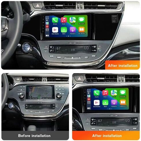 2+64GB Android Radio for Toyota Avalon 2013-2018 Stereo Upgrade Dash Kit Car GPS Navigation,9" IPS Touch Screen Head Unit with Car-Play & Android Auto/SWC/Rear View in Saudi Arabia