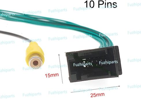 بالنسبة إلى Ford Sync 1 Focus Fiesta Edge Mustang Car Car عكس الكاميرا الخلفية RCA محول الفيديو T-Harness Cable in Saudi Arabia