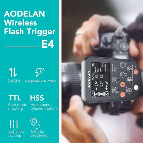 AODELAN TTL Wireless Flash Trigger for Canon Cameras in Kuwait