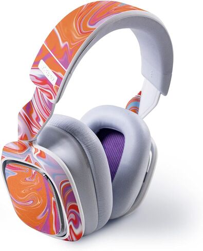 Mayyskins Skin متوافق مع Astro A30 Wireless Geaming سماعة - دوامة برتقالية | غلاف الالتفاف الواقي ، الدائم ، والفريد من نوعه | من السهل تطبيق الأنماط وإزالتها وتغييرها | صنع في الولايات المتحدة in Saudi Arabia