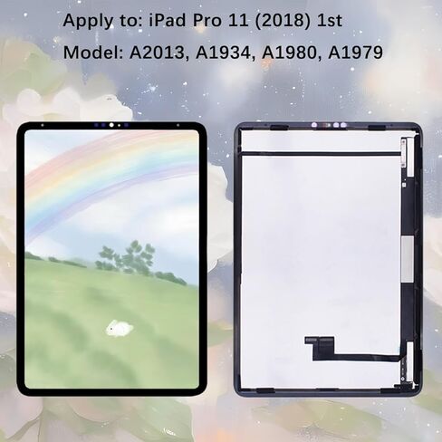 شاشة العرض لـ iPad Pro 11 (2018) A2013 A1934 A1980 A1979 LCD Screen Assembly مع مجموعة in Kuwait