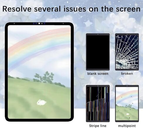 شاشة العرض لـ iPad Pro 11 (2018) A2013 A1934 A1980 A1979 LCD Screen Assembly مع مجموعة in Kuwait