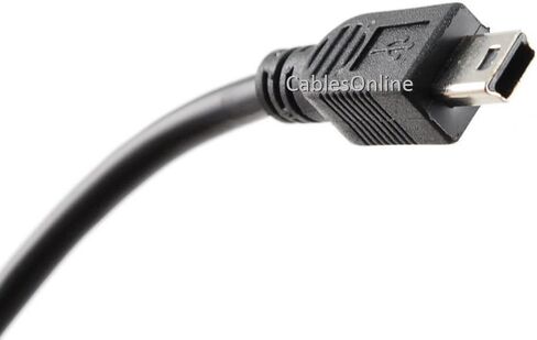 Cablesonline ، 8 بوصة USB 2.0 OTG Micro-B 5-Pin Male إلى USB Mini-B 5-Pin Cable Cable for tablet ، GPS ، PDA ، AD-U38O in Saudi Arabia