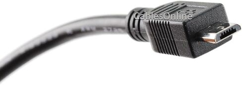 Cablesonline ، 8 بوصة USB 2.0 OTG Micro-B 5-Pin Male إلى USB Mini-B 5-Pin Cable Cable for tablet ، GPS ، PDA ، AD-U38O in Saudi Arabia