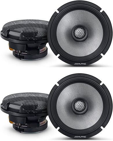 Alpine Two Pairs of R2-S65 Type R High-Resolution 6.5" Coaxial Speakers in Saudi Arabia