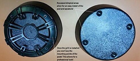 PAN 525 Universal Mount Speaker pod Custom car Audio Enclosure in Saudi Arabia