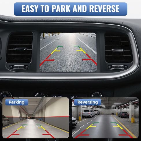 Backup Camera 68210236AE, 68210236AD‌, Compatible with Dodge Charger 2015-2017, 6 Pins Reverse Rear Parking Assist Camera Replacement Rear View Backup Cam in Saudi Arabia