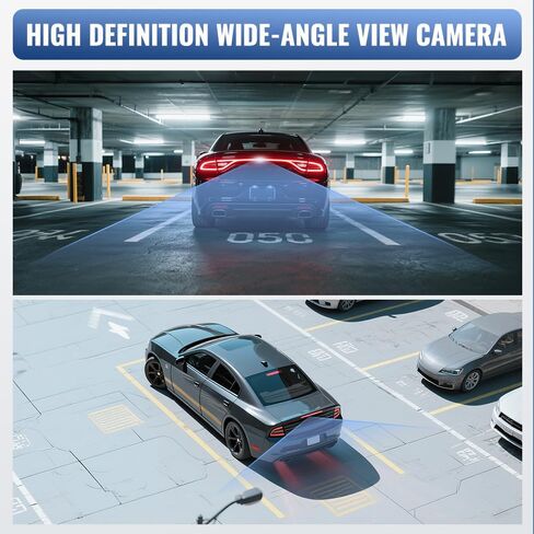 Backup Camera 68210236AE, 68210236AD‌, Compatible with Dodge Charger 2015-2017, 6 Pins Reverse Rear Parking Assist Camera Replacement Rear View Backup Cam in Saudi Arabia