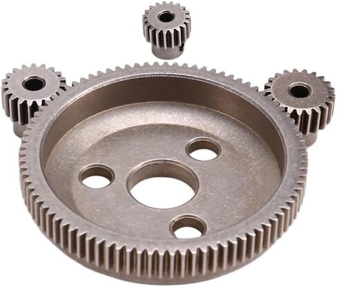 Slash 2WD Rustler 86T Spur Gear، معدن 86T Spur Gear مع 17T 19T 21T ترس ترس لـ Slash 2WD Stampede Rustler Bandit 1/10 RC قطع غيار ترقية السيارة 4686 in Saudi Arabia