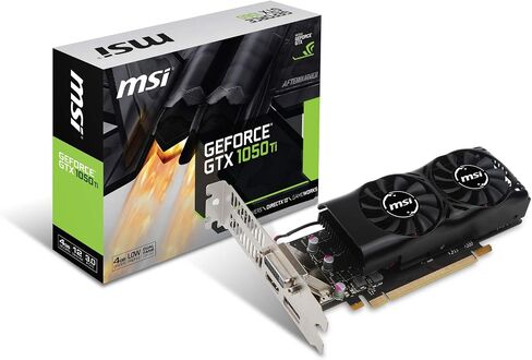 MSI GeForce GTX 1050 Ti 4GT LP Graphic Card Model LP VD6238 in Saudi Arabia