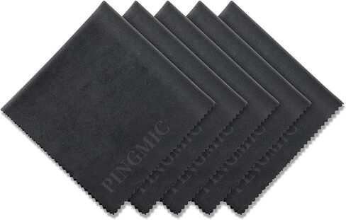 PINGMIC 12"x12"Microsuede Gun Cleaning Cloth, Lint Free Grey Cloth, Professional - Polishing - Reusable Cleaning Supplies - 3 Pack in Kuwait