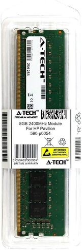 وحدة 8 جيجا بايت A-Tech لـ HP Pavilion 590-P0054 سطح المكتب ومحطة العمل المتوافقة مع DDR4 2400MHz ذاكرة ذاكرة (ATMS311313A25820X1) in Saudi Arabia