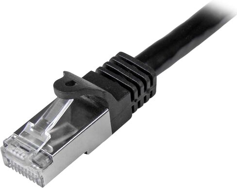 startech.com n6spat5mbk 5 m cat6 تصحيح كابل ، محمي (SFTP) كبل تصحيح شبكة Gigabit Snagless. in Saudi Arabia