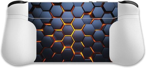 Mayyskins Skin متوافق مع Logitech G Cloud Gaming Handheld - Lava Hex | غلاف الالتفاف الواقي ، الدائم ، والفريد من نوعه | من السهل تطبيق الأنماط وإزالتها وتغييرها | صنع في الولايات المتحدة in Kuwait