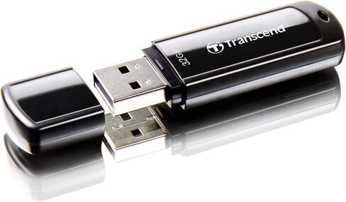 Transcend 32GB JF700 USB Flash Drive, USB3.1 Gen1, Pen Drive, Black - TS32GJF700 in Saudi Arabia