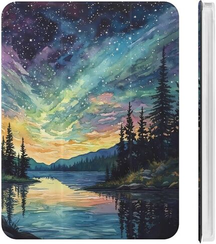 Aurora Starry Sky Night Case مع حامل القلم Trifold Slim Lightweight Trifold متوافق مع iPad Mini 4/5/6 Mini4/5 （7.9in） in Saudi Arabia